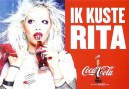 35. 2015 - ik kuste Rita - 100 jaar Coca-Cola fles - Boomerang - 15x10.5cm  3x (Small)